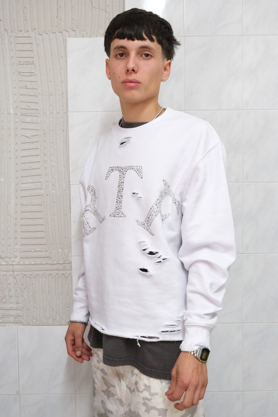Felpa Giracollo White - immagine 2