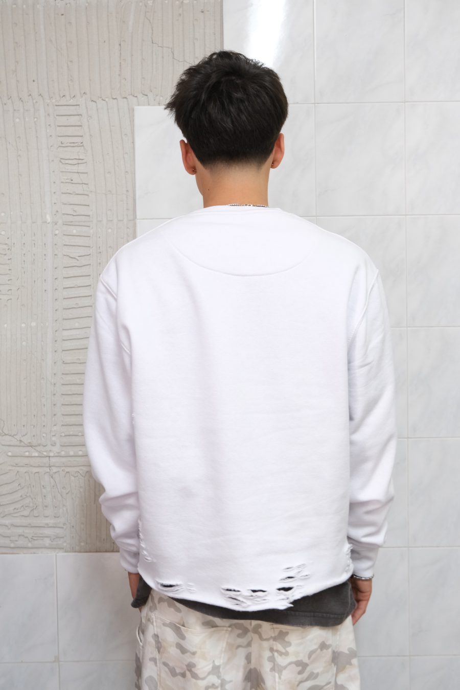 Felpa Giracollo White - immagine 3